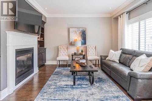 390 Barber Drive, Halton Hills, ON - Indoor Photo Showing Living Room With Fireplace