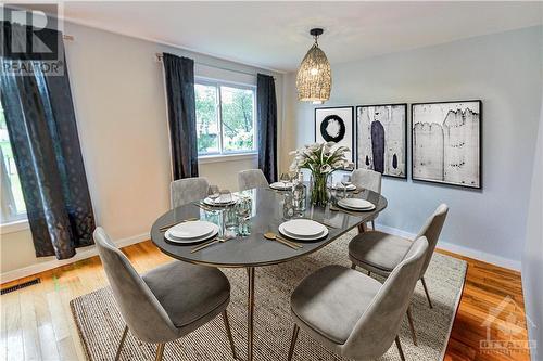 Virtually Staged Dining Room - 5 Oran Avenue, Cornwall (717 - Cornwall), ON - Indoor Photo Showing Dining Room