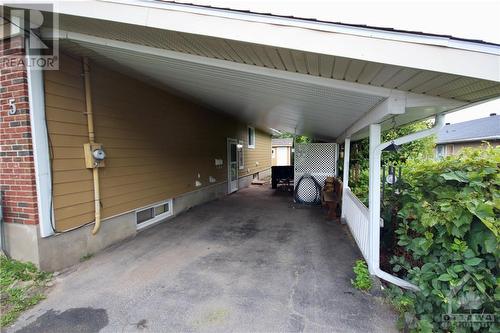 Covered Parking area/Carport - 5 Oran Avenue, Cornwall (717 - Cornwall), ON - Outdoor With Exterior