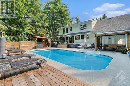 76 Hidden River Road, Arnprior, ON - Outdoor With In Ground Pool With Deck Patio Veranda With Backyard