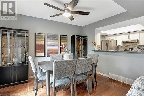 Open concept dining room into Kitchen - 15 Gregg Court Unit# 1, Kitchener, ON - Indoor Photo Showing Dining Room