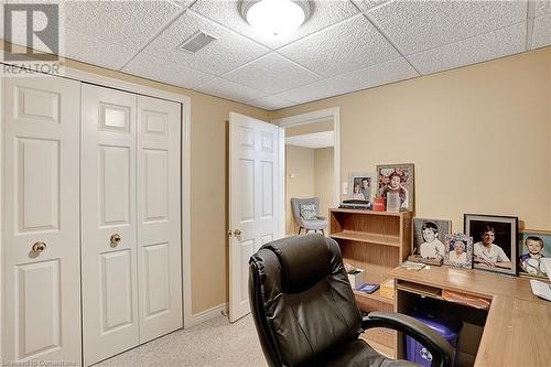 Office in basement - 15 Gregg Court Unit# 1, Kitchener, ON - Indoor Photo Showing Office