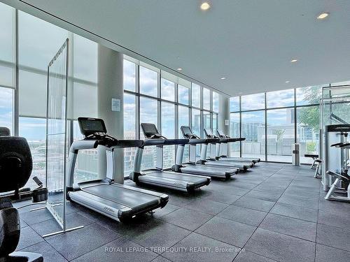 2505-16 Bonnycastle St, Toronto, ON - Indoor Photo Showing Gym Room