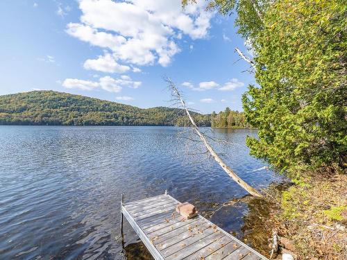 Aerial photo - 399 Ch. Du Lac-Chevreuil, Amherst, QC - Outdoor With Body Of Water With View