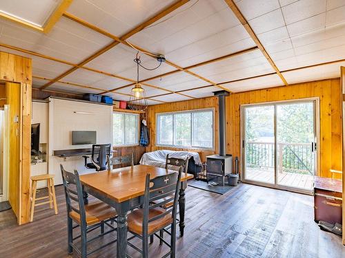 Aerial photo - 399 Ch. Du Lac-Chevreuil, Amherst, QC - Indoor Photo Showing Dining Room