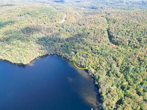 Aerial photo - 399 Ch. Du Lac-Chevreuil, Amherst, QC - Outdoor With Body Of Water With View