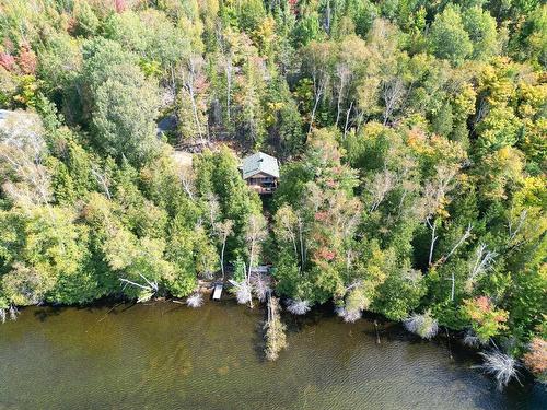 Aerial photo - 399 Ch. Du Lac-Chevreuil, Amherst, QC - Outdoor With Body Of Water