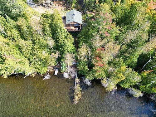 Aerial photo - 399 Ch. Du Lac-Chevreuil, Amherst, QC - Outdoor With Body Of Water