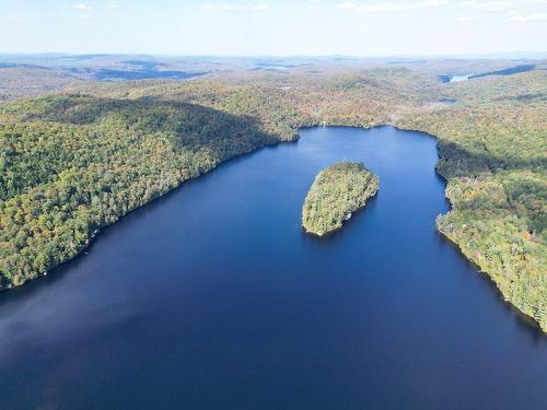 Aerial photo - 399 Ch. Du Lac-Chevreuil, Amherst, QC - Outdoor With Body Of Water With View