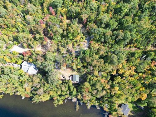 Aerial photo - 399 Ch. Du Lac-Chevreuil, Amherst, QC - Outdoor With Body Of Water With View