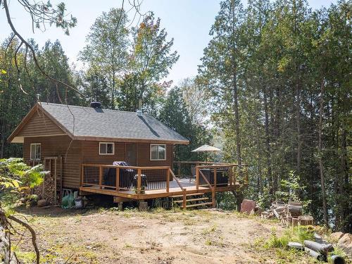 Aerial photo - 399 Ch. Du Lac-Chevreuil, Amherst, QC - Outdoor With Deck Patio Veranda