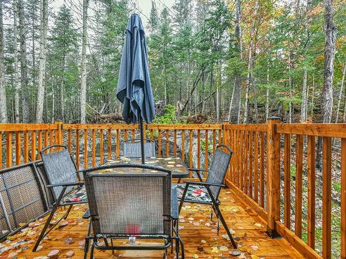 Balcony - 1380  - 1380A Ch. De La Rivière, Sainte-Agathe-Des-Monts, QC - Outdoor With Deck Patio Veranda