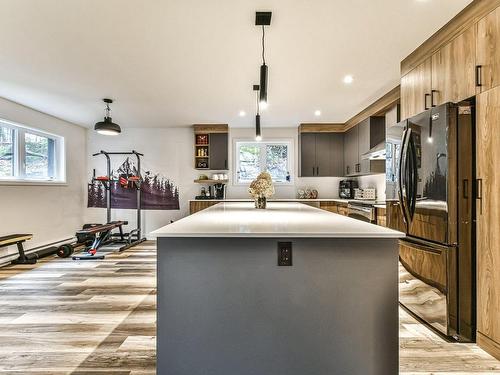 Overall view - 1380  - 1380A Ch. De La Rivière, Sainte-Agathe-Des-Monts, QC - Indoor Photo Showing Kitchen With Upgraded Kitchen