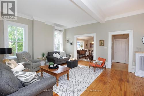 18 Elgin Street, Kawartha Lakes (Lindsay), ON - Indoor Photo Showing Living Room With Fireplace