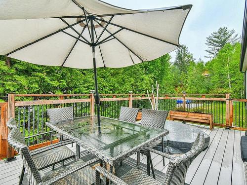 Balcon - 71 Rue Alarie, Val-David, QC - Outdoor With Deck Patio Veranda With Exterior