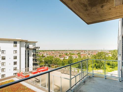 Balcony - 809-4001 Rue Elsa-Triolet, Laval (Chomedey), QC - Outdoor With Exterior