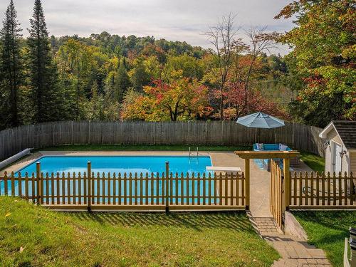 Piscine - 2155 Rue Des Perdreaux, Sainte-Adèle, QC - Outdoor With In Ground Pool With Backyard