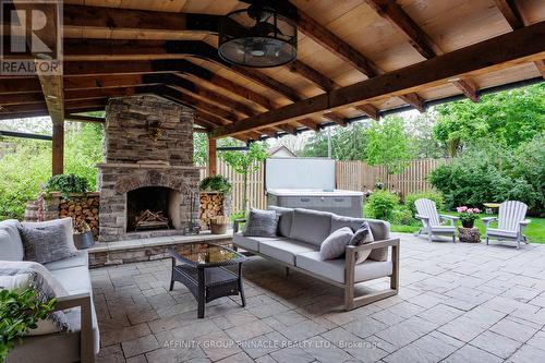 1 Lindway Place, Kawartha Lakes (Lindsay), ON - Outdoor With Fireplace With Deck Patio Veranda With Exterior