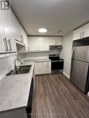 Lower - 623 Niagara Street, St. Catharines, ON - Indoor Photo Showing Kitchen With Stainless Steel Kitchen With Double Sink