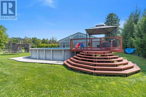 3686 Mccarthy Drive, Clearview, ON - Outdoor With Above Ground Pool With Backyard