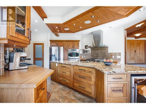 2388 Lawrence Road, Lumby, BC - Indoor Photo Showing Kitchen With Double Sink