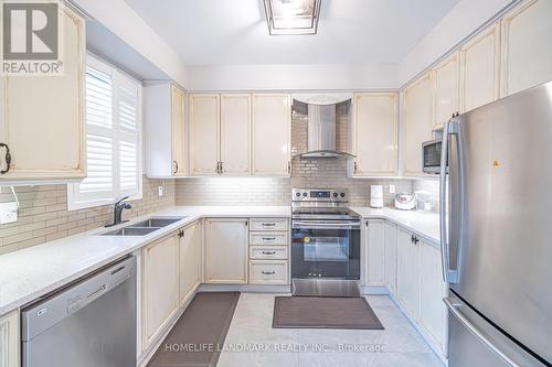 167 Darren Avenue, Whitby, ON - Indoor Photo Showing Kitchen With Double Sink