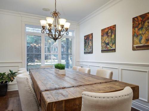 Dining room - 14 Rue Sunrise, Hudson, QC - Indoor Photo Showing Dining Room