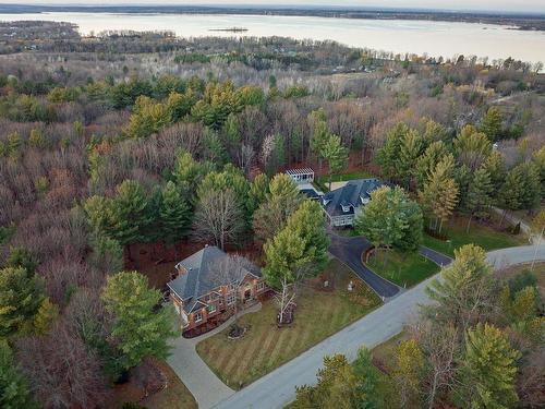 Aerial photo - 14 Rue Sunrise, Hudson, QC - Outdoor With Body Of Water With View