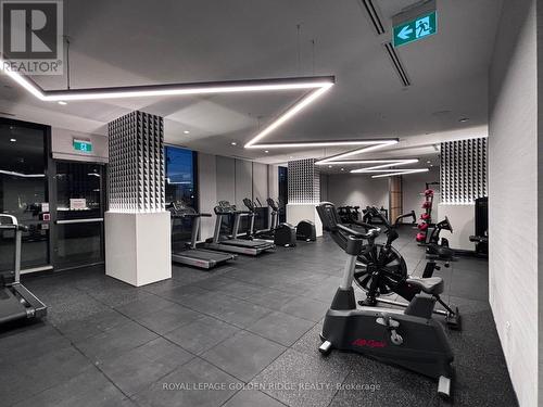 1101 - 2545 Simcoe Street N, Oshawa, ON - Indoor Photo Showing Gym Room