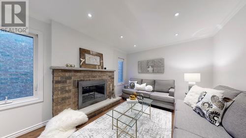 32 Mountfield Crescent, Vaughan, ON - Indoor Photo Showing Living Room With Fireplace