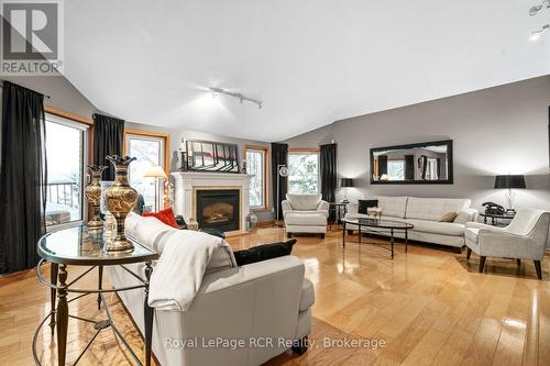 705 21St A Avenue, Hanover, ON - Indoor Photo Showing Living Room With Fireplace