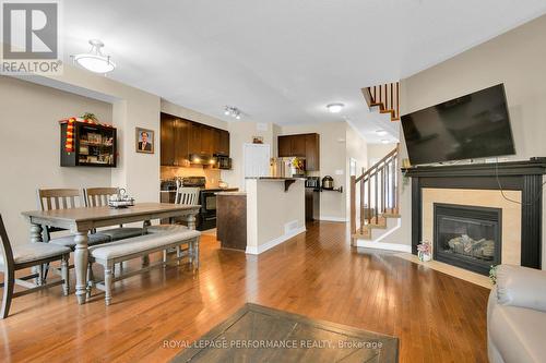 114 Mojave Crescent, Ottawa, ON - Indoor Photo Showing Living Room With Fireplace