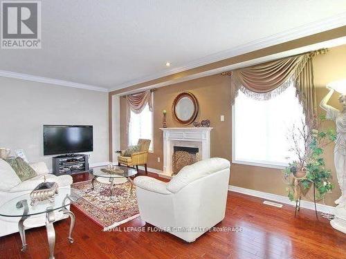 2 Bainsville Circle, Brampton, ON - Indoor Photo Showing Living Room With Fireplace