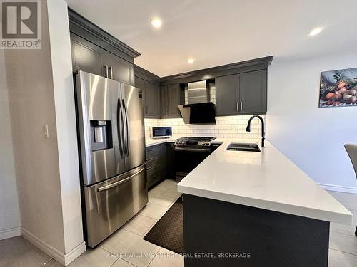 Upper - 308 Mclevin Avenue, Toronto (Malvern), ON - Indoor Photo Showing Kitchen With Stainless Steel Kitchen With Double Sink With Upgraded Kitchen