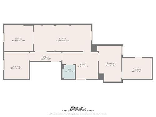 Plan (croquis) - 21 Av. Laurier O., Montréal (Le Plateau-Mont-Royal), QC 