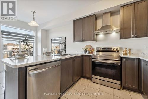 8273 Tulip Tree Drive, Niagara Falls, ON - Indoor Photo Showing Kitchen With Double Sink