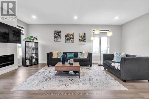 3817 Ayrshire Avenue, London, ON - Indoor Photo Showing Living Room With Fireplace