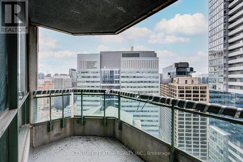 3402 - 38 Elm Street, Toronto, ON - Outdoor With Balcony