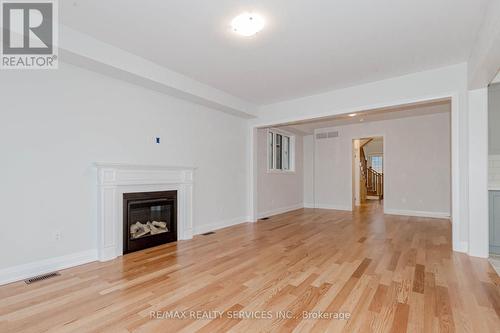 861 Knights Lane, Woodstock, ON - Indoor Photo Showing Living Room With Fireplace