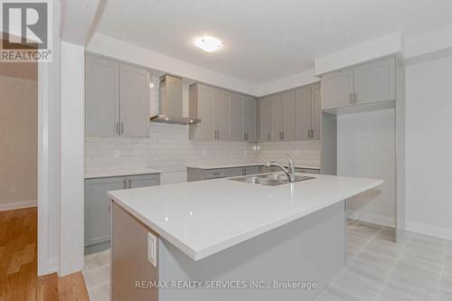 861 Knights Lane, Woodstock, ON - Indoor Photo Showing Kitchen With Double Sink