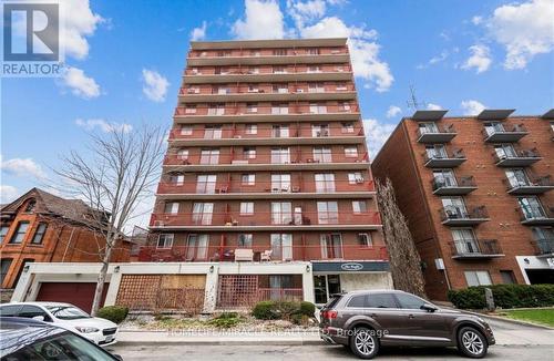 406 - 141 Catharine Street S, Hamilton, ON - Outdoor With Balcony With Facade