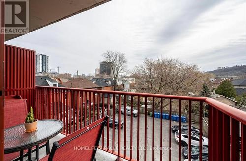 406 - 141 Catharine Street S, Hamilton, ON - Outdoor With Balcony With Exterior