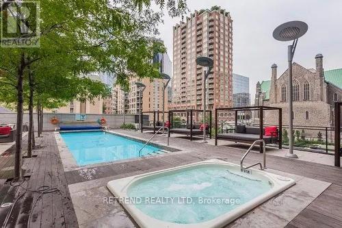 4409 - 101 Charles Street E, Toronto, ON - Outdoor With In Ground Pool With Deck Patio Veranda