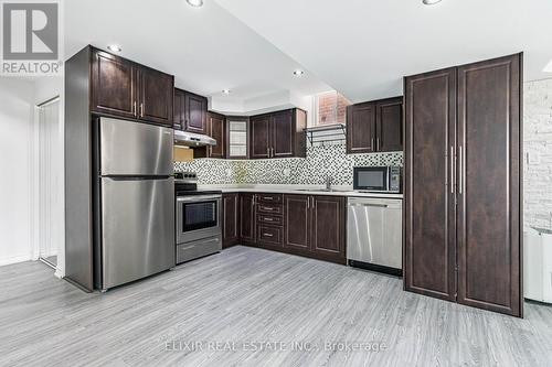 Bsmt - 40 Personna Circle, Brampton, ON - Indoor Photo Showing Kitchen With Stainless Steel Kitchen With Upgraded Kitchen