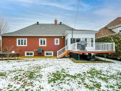 Back facade - 89 Rue Mailloux, Marieville, QC - Outdoor With Deck Patio Veranda With Exterior