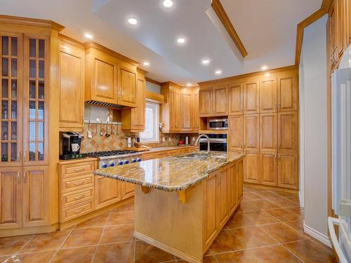 Kitchen - 89 Rue Mailloux, Marieville, QC - Indoor Photo Showing Kitchen With Upgraded Kitchen