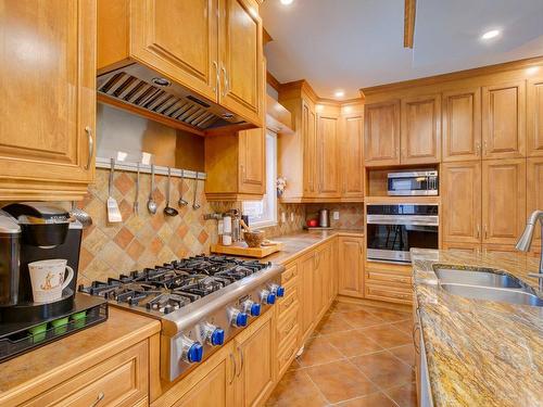 Kitchen - 89 Rue Mailloux, Marieville, QC - Indoor Photo Showing Kitchen With Double Sink