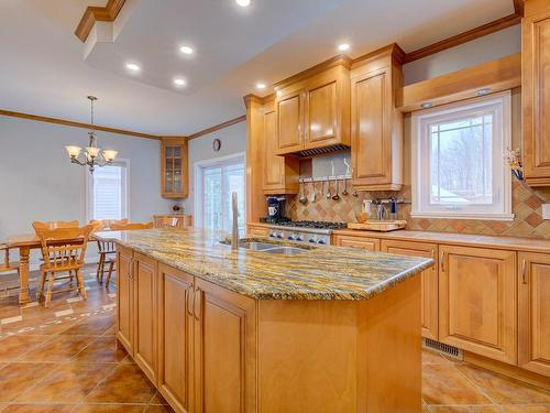 Kitchen - 89 Rue Mailloux, Marieville, QC - Indoor Photo Showing Kitchen With Double Sink