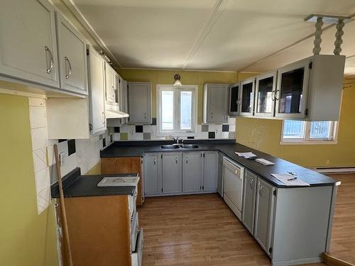 Cuisine - 3280 Rue Lebel, Baie-Comeau, QC - Indoor Photo Showing Kitchen With Double Sink