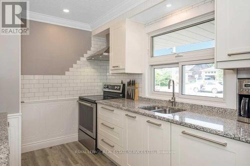 386 Broadway Avenue, Milton, ON - Indoor Photo Showing Kitchen With Double Sink With Upgraded Kitchen